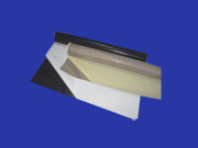 PTFE coated fabric with silicone adhesive tape